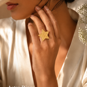 Astra Ring | 22K Gold-Plated Star Statement Ring
